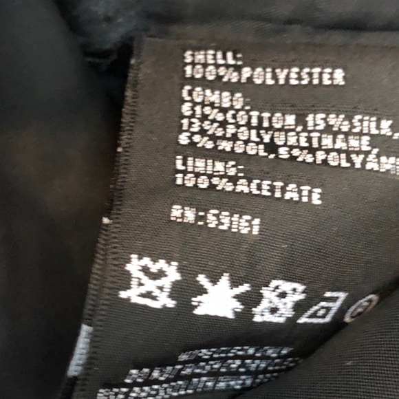 CARLISLE Black Cropped 3/4 Sleeve Biker Moto Jacket Size 4 - Picture 8 of 13